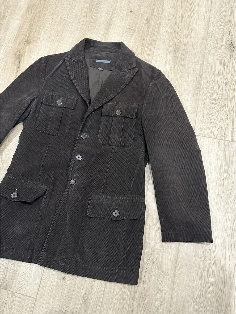 John Varvatos Collection Jacquard Corduroy Jacket Blazer 48EU/38US Made In Italy